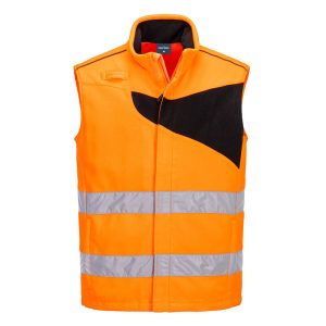 Gilet sans Manches Polaire Haute-Visibilité
