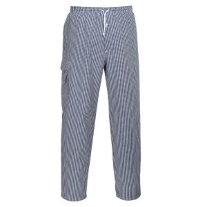 Pantalon Cuisine Chester Bleu Check