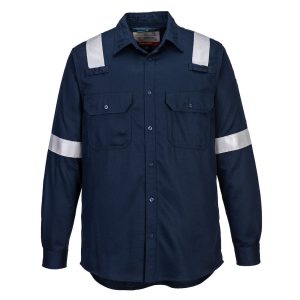 Chemise légère antistatique FR Marine